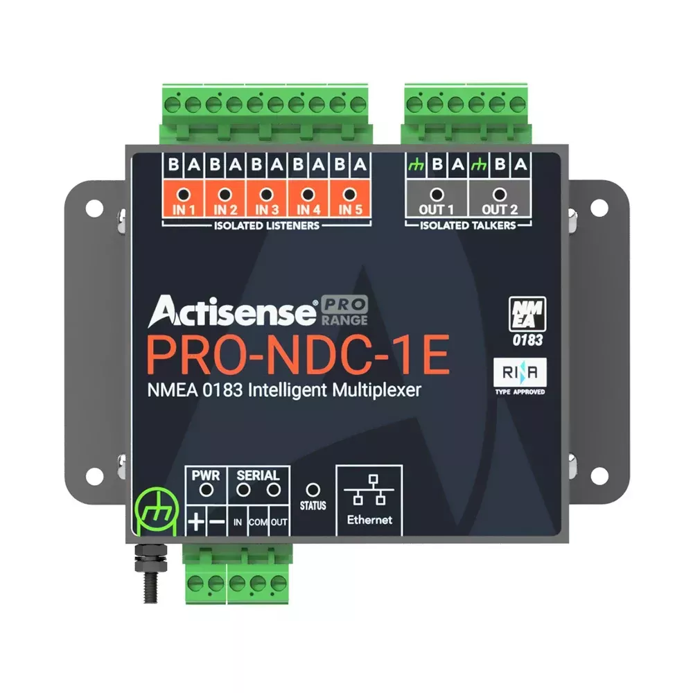 Actisense PRO NMEA 0183 Multiplexer - 5 Inputs2 ISO-Drive Outputs, EthernetSerial Connections