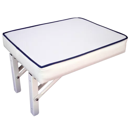 Allpa Folding Wall Seat 'Kos' , Including Supports, White
