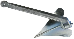 Allpa Hot-Dip Galvanized Plough Anchor