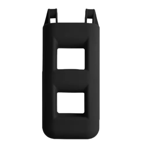 Allpa Ladder Fender 25x12x55cm, Black, 2-Steps