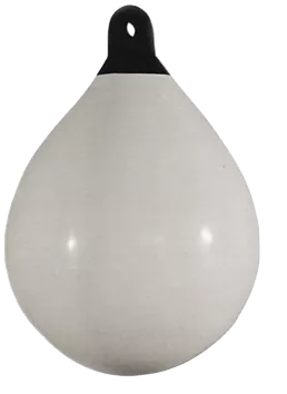 Allpa Solid Head Buoy, Ø550, L=730mm, White With Black Head (Size 3)