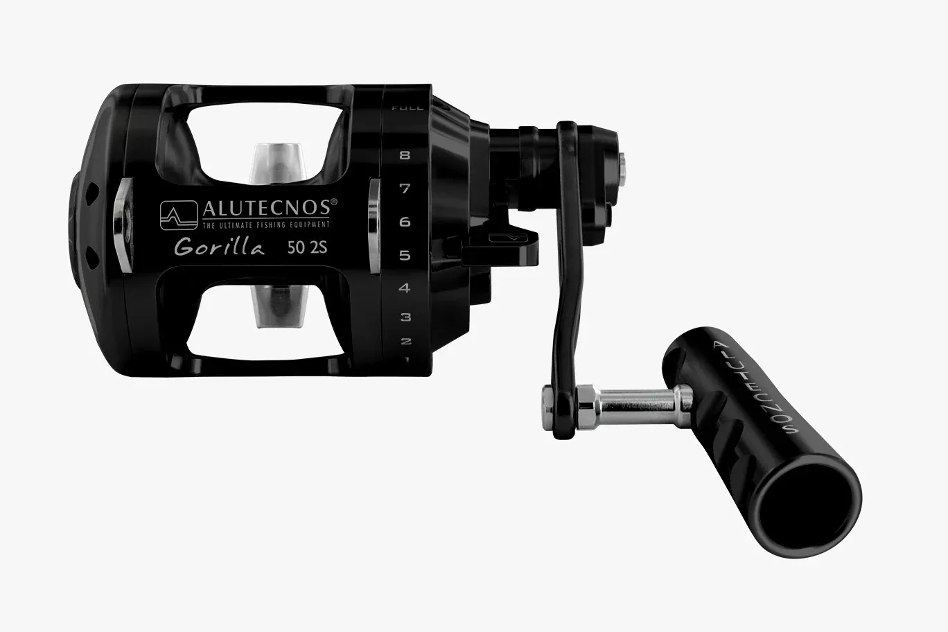 Alutecnos Albacore Gorilla 50 Two Speed Reel - Black