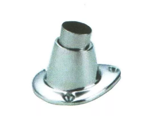 Angled Flag Pole Socket Ø 25 mm Stainless Steel