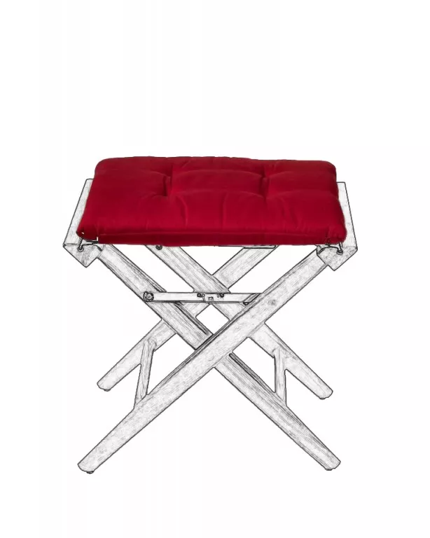 ARC Marine Deluxe Cushion For Director's Stool Bordeaux