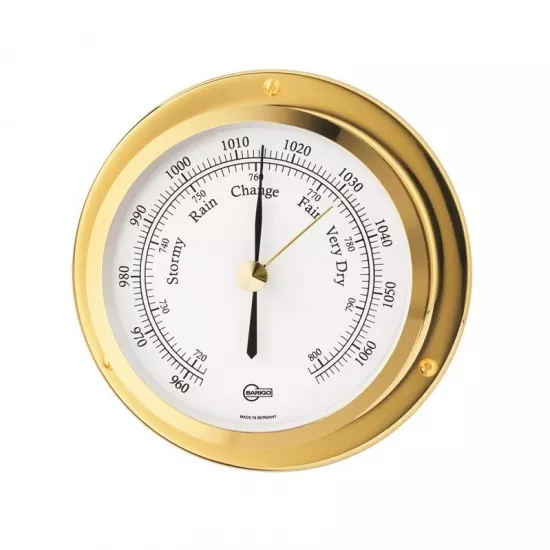 BARIGO 1185MS Brass Ship's Barometer ø110 mm