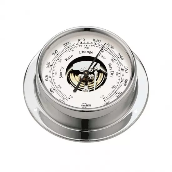 BARIGO 183CR Chrome Ship's Barometer Ø110 mm