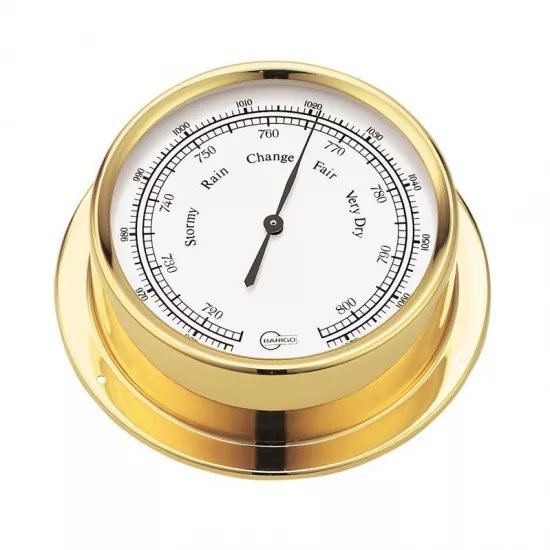 BARIGO 184MS Brass Ship's Barometer ø120 mm