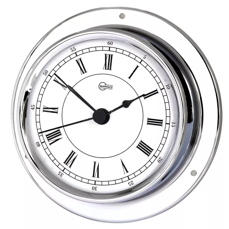 Barigo 683CR Tempo 85 - Quartz Clock Chrome Roman