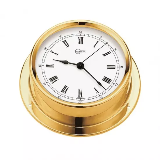 BARIGO 684MS Brass Ship's Clock ø120 mm