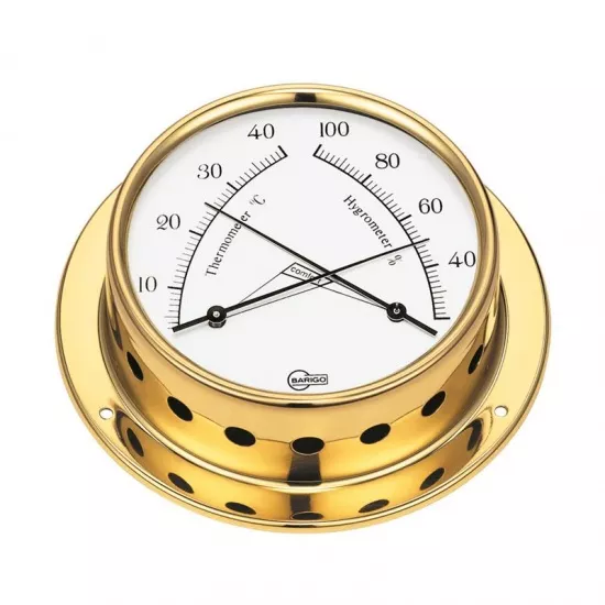 BARIGO 983MS Brass Ship's Comfort Meter ø110 mm