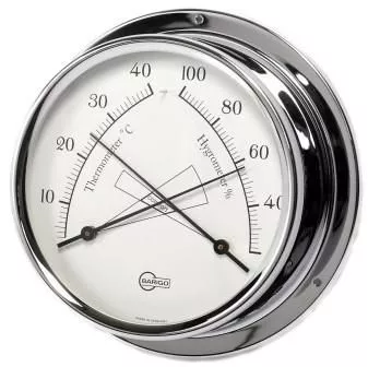 BARIGO 984CR Chrome Ship's Comfort Meter Ø 100 mm