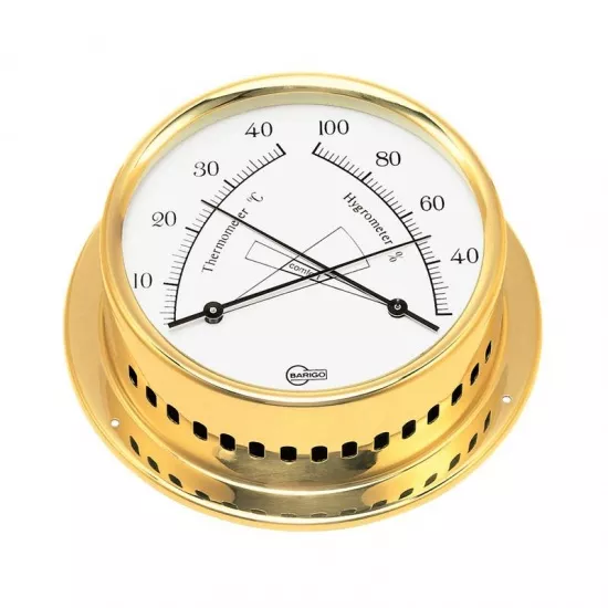 BARIGO 984MS Brass Ship's Comfortmeter ø120 mm