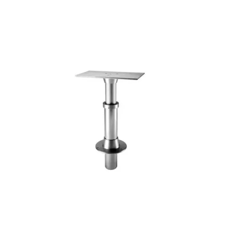 Barka Table Leg, 12V, 1 Stage, Flush-Mounted 180-980mm