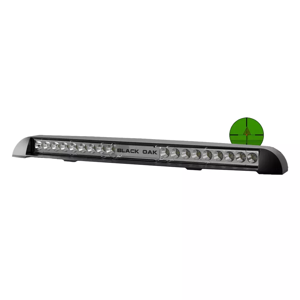 Black Oak Low Pro IR Light Bar - Black Housing - 850nm - Spot