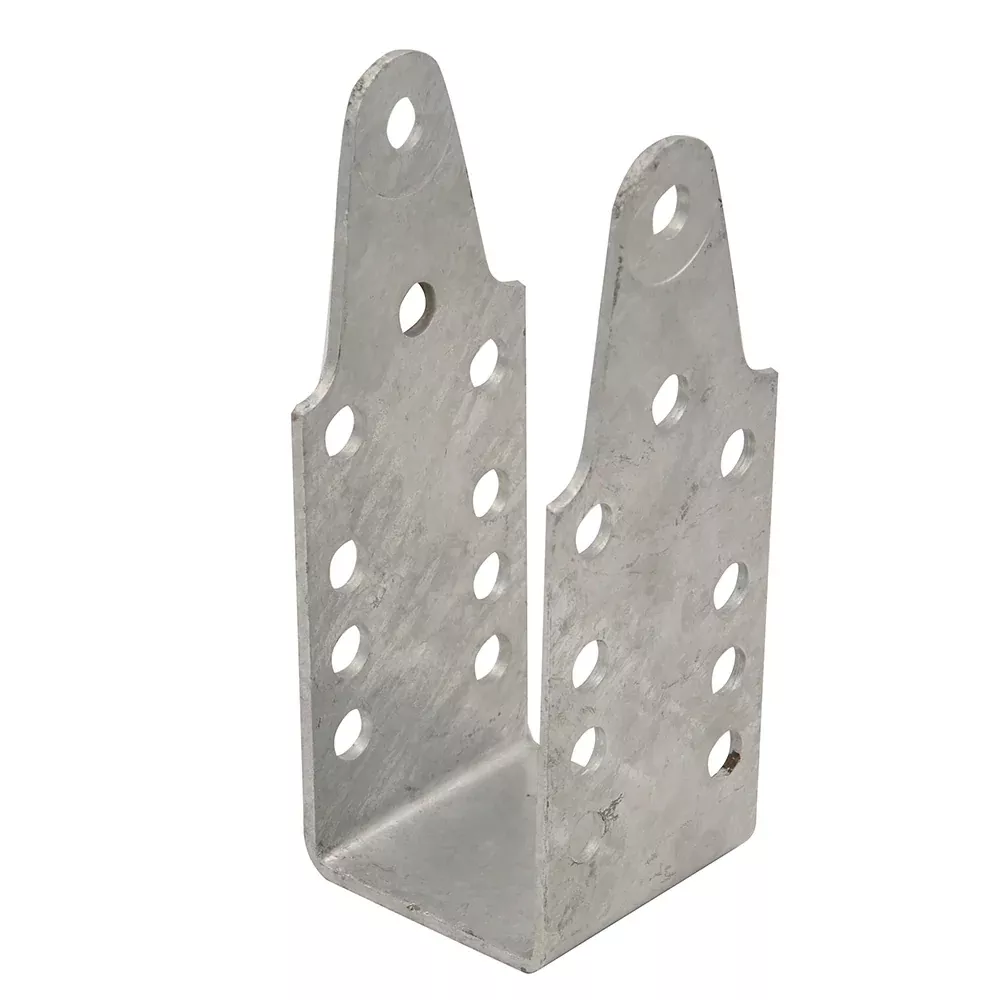 C.E. Smith Strap Bent Channel Upright Short Galvanized Bracket - 9"