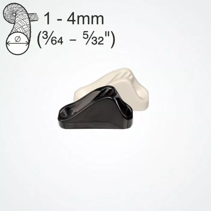 Clamcleat CL274 Open Micros Nylon Cleats for 1–4 mm Rope