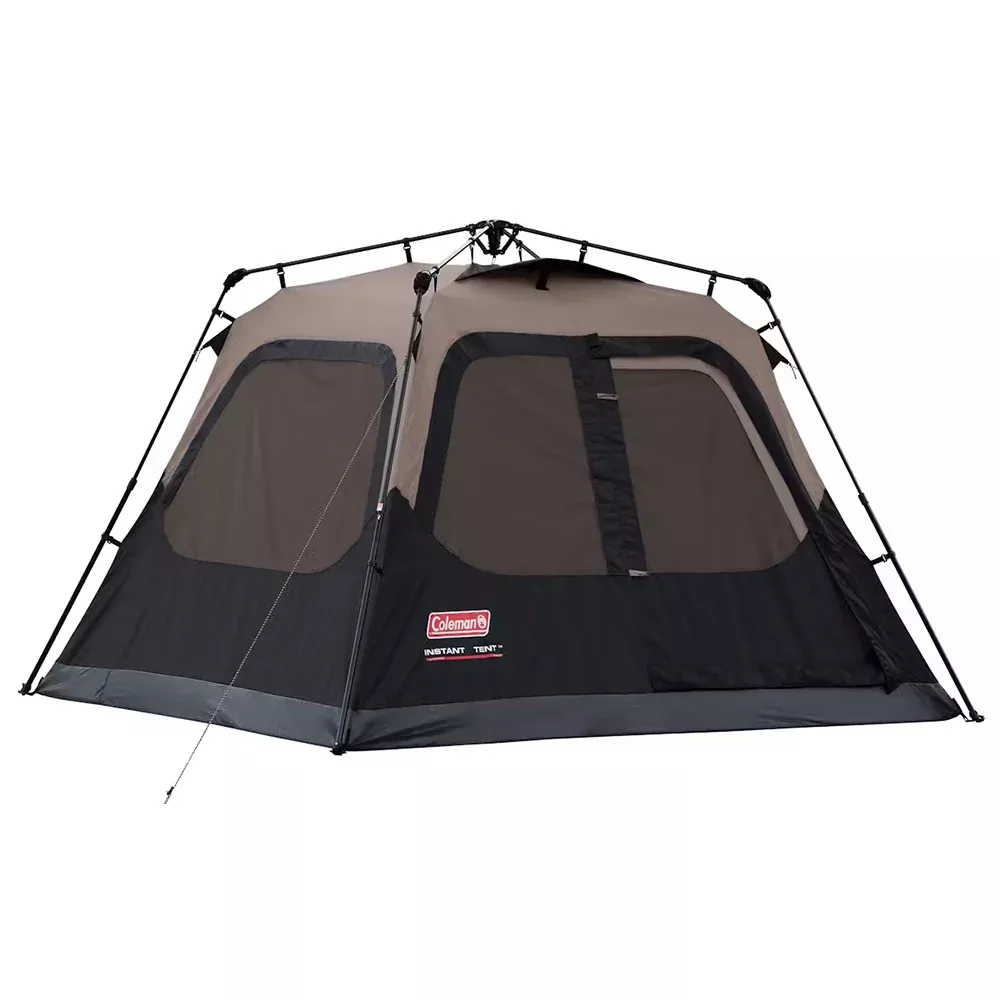 Coleman 4-Person Cabin Camping Tent w/Instant Setup - Black