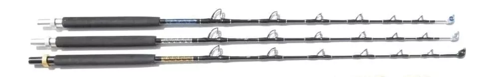 Custom Made Rod 20-50 Class Blue/Silver with Roller Tip