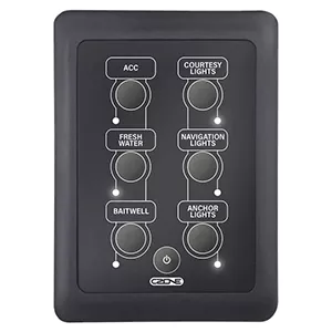 CZone Waterproof Keypad 2x3 Portrait - Black80-911-0163-00