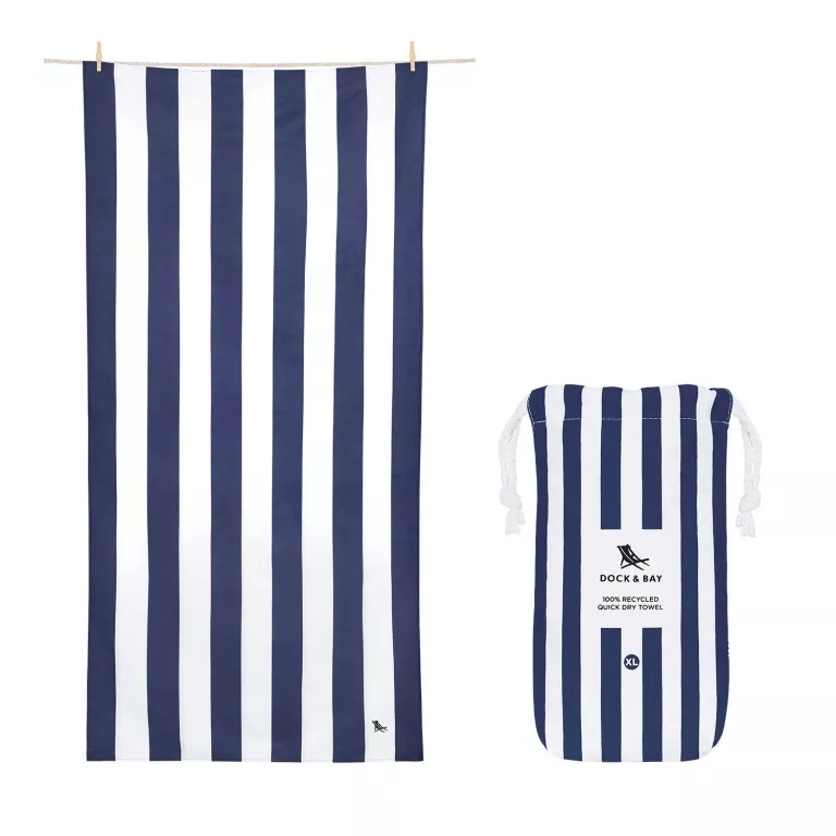 Dock & Bay Beach Towes Cabana Whitsunday Blue XL