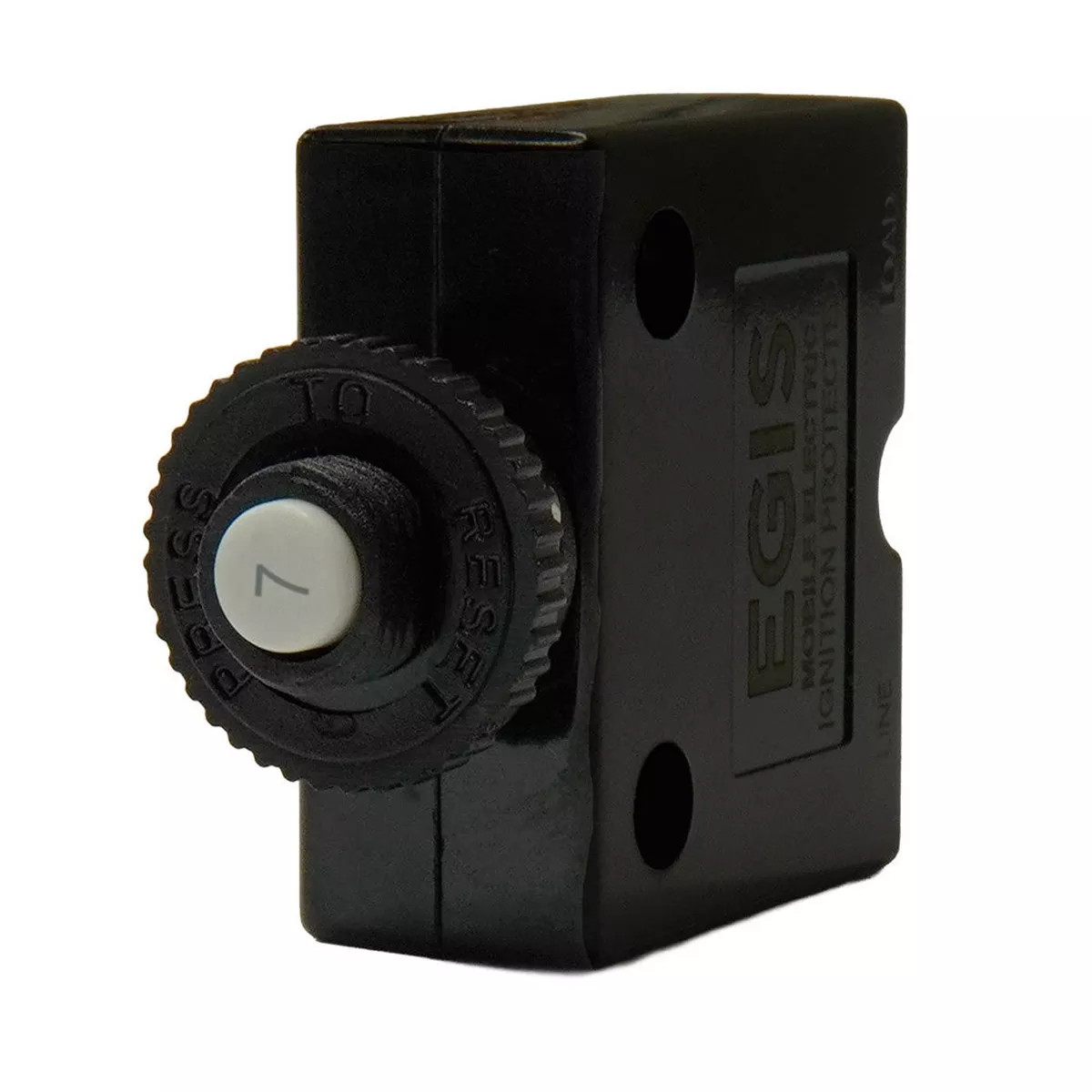 Egis 7A Push Button Panel Mount Circuit Breaker - Spade Terminal [4711-07]