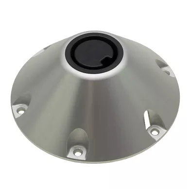 Flush-Mount Aluminium Base 9" Satin