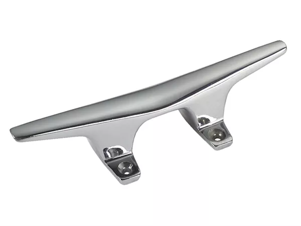 Foresti & Suardi Chrome Brass Boat Gull-Shaped Cleats