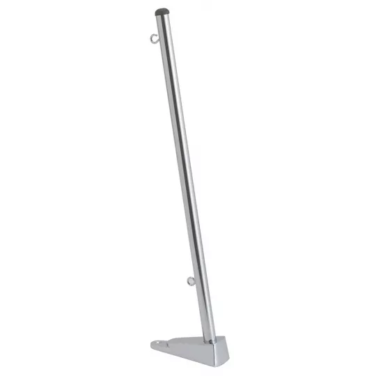 Foresti & Suardi Chromed Brass Flagpole 35 cm