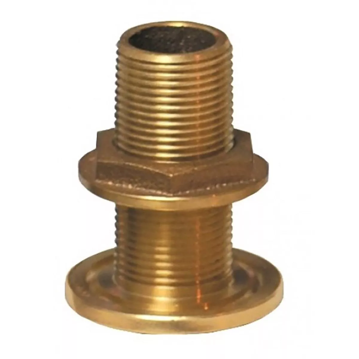 GROCO 2-1/2" Bronze Thru-Hull Fitting w/Nut