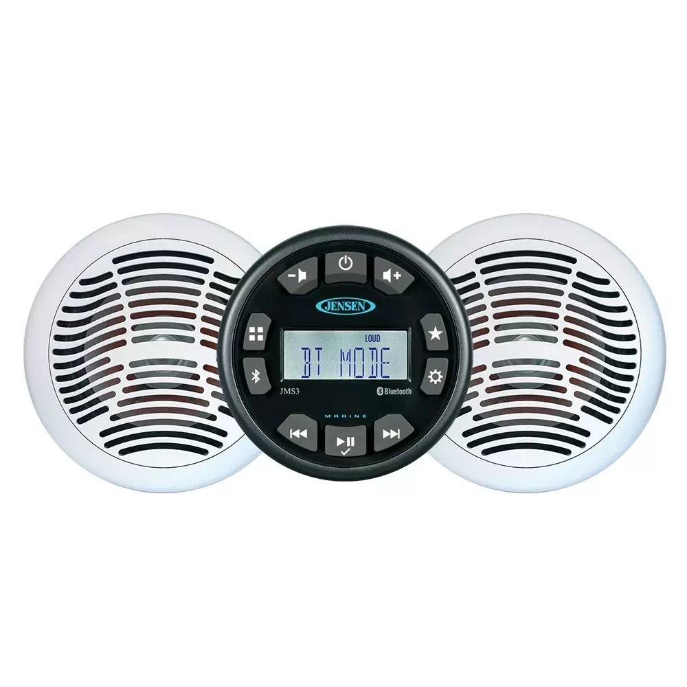 JENSEN JMS3SPKG Stereo and 6.5" Speaker Package [JMS3SPKG] (HN)