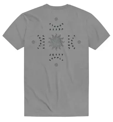 Jetty Ablaze T-Shirt – Grey – Small