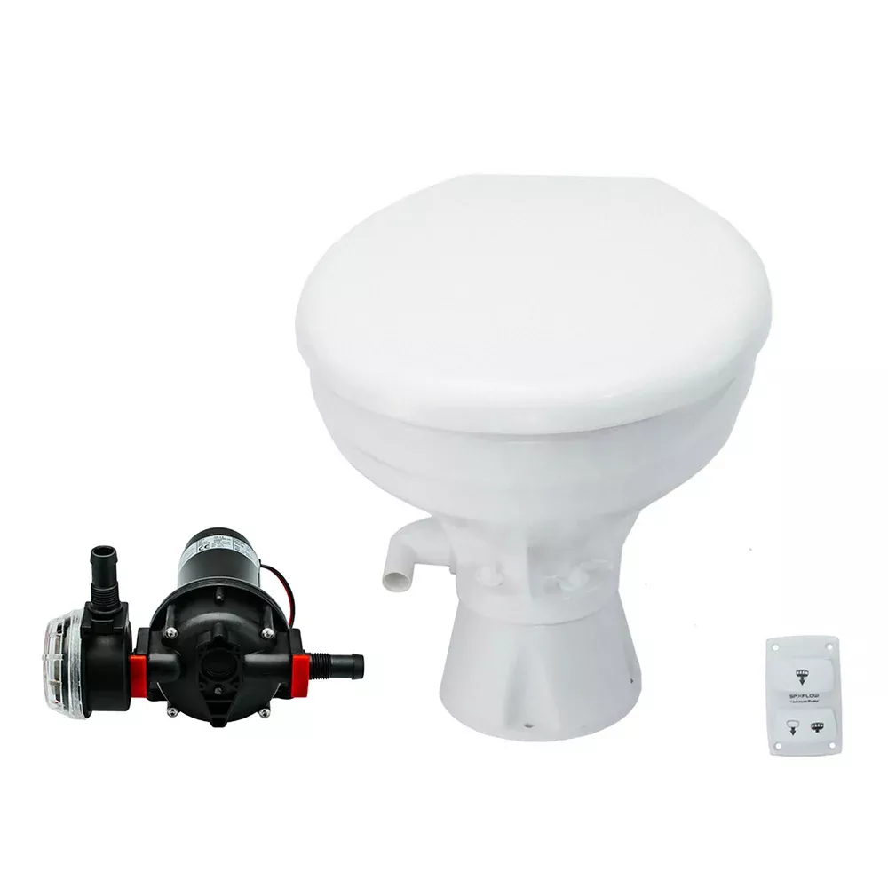 Johnson Pump AquaT Toilet Silent ElectricComfort - 24V w/Pump
