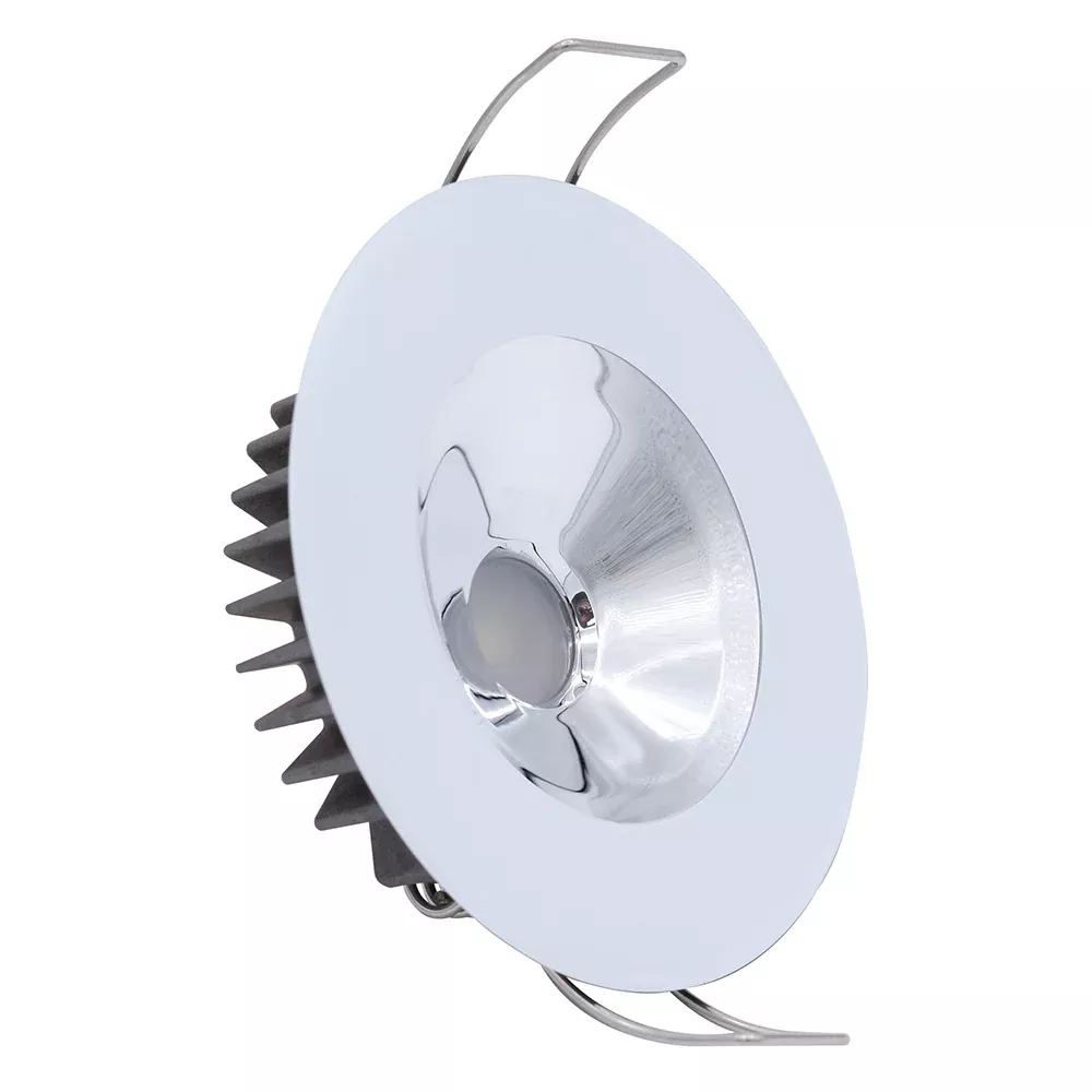 Lumitec Illusion Flush Mount LED Down Light – Spectrum RGBW – Cool White – White Housing [117127]