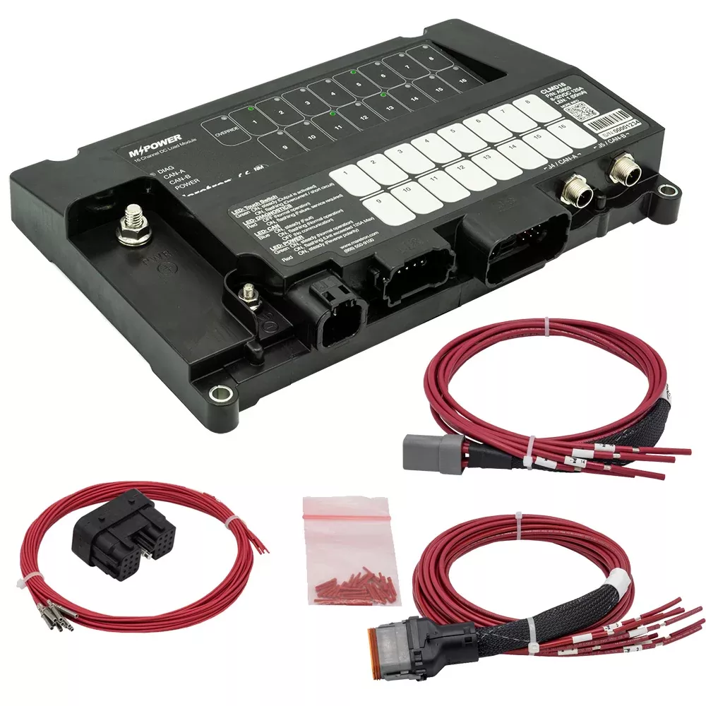 Maretron MPower 16-Channel DC Load Controller Module w/NMEA 2K w/J1J2 Connectors