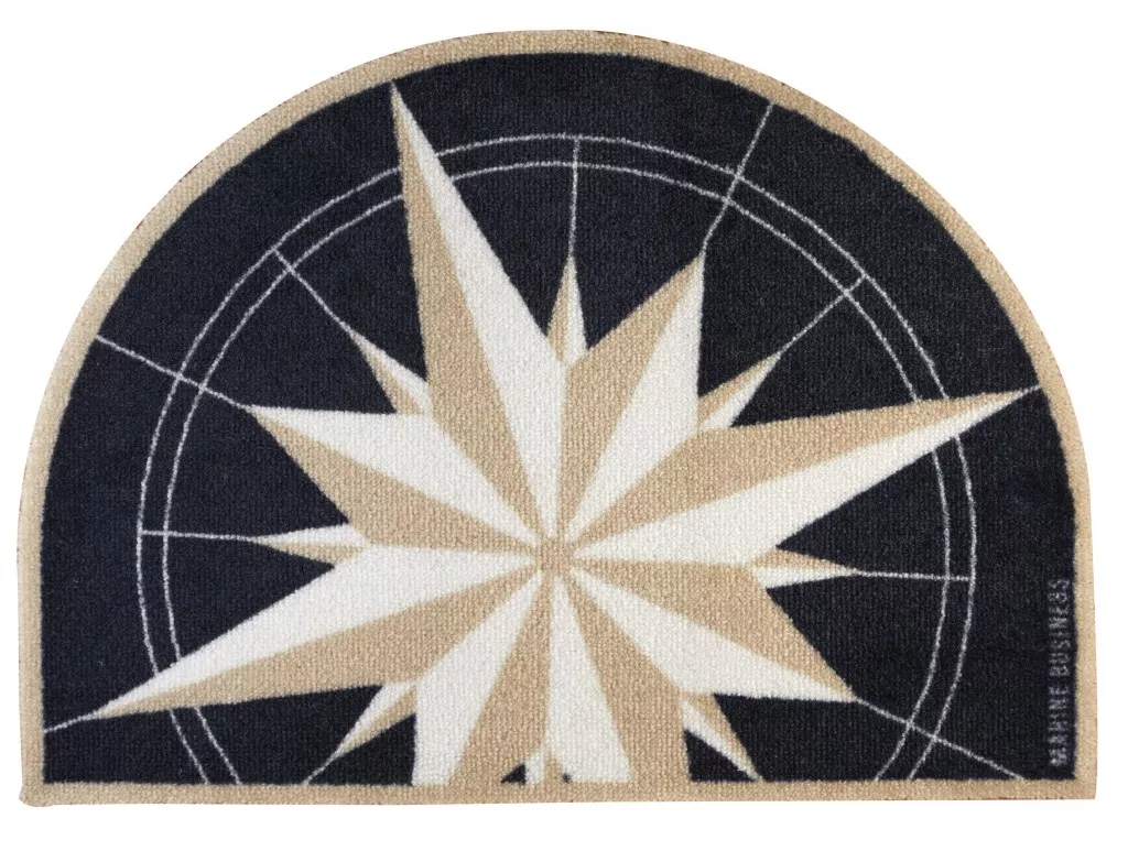 Marine Business Welcome Doormat Rosewind Blue