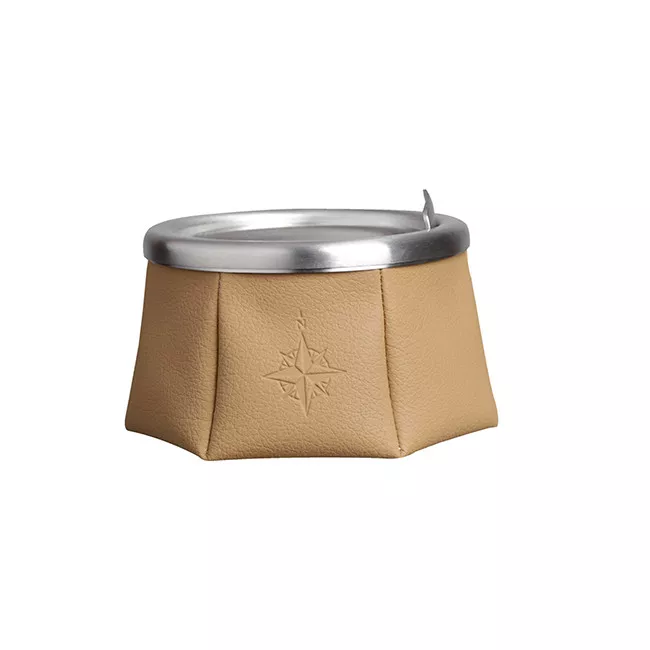 Marine Business Windproof Ashtray Brown