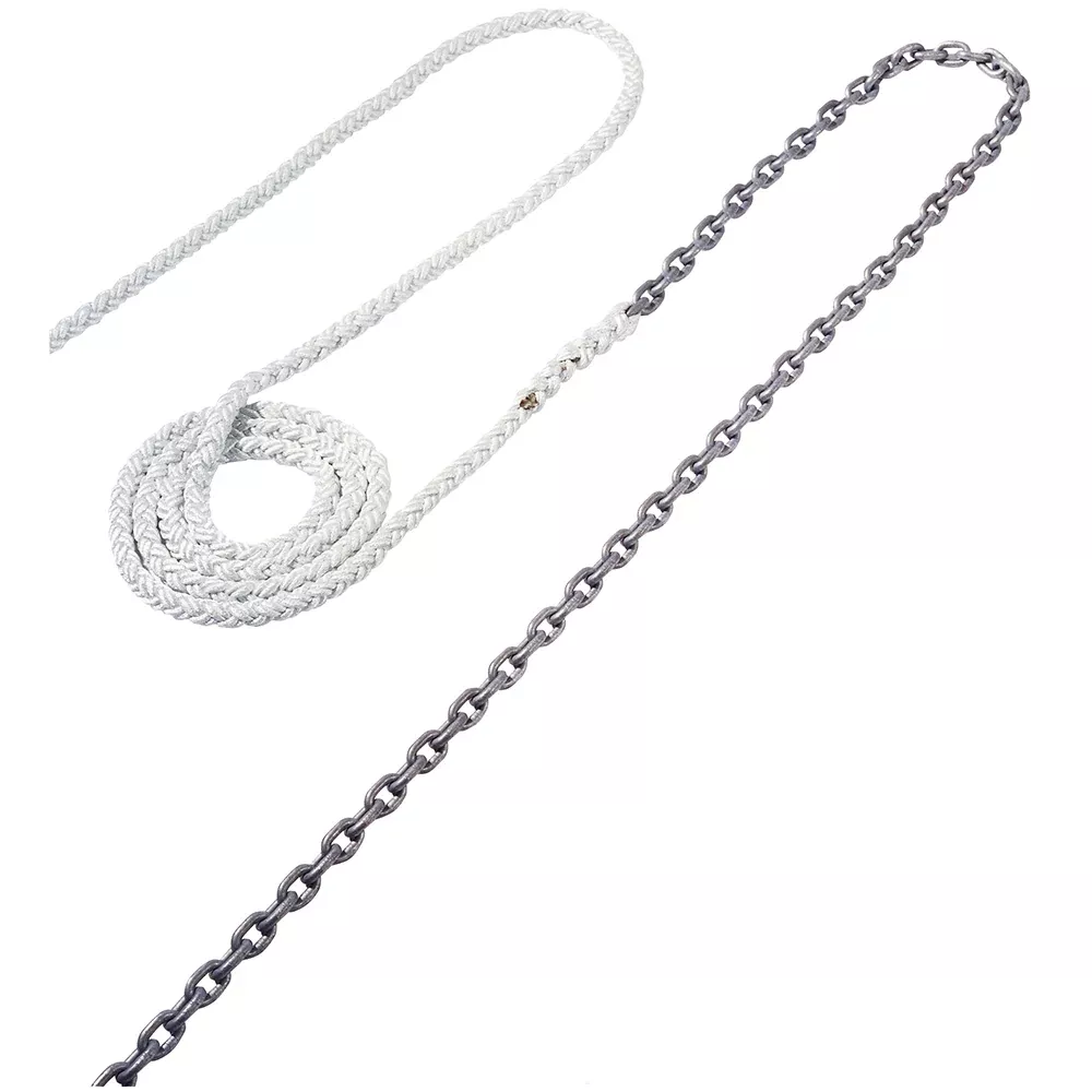 Maxwell Anchor Rode - 20'-3/8" Chain to 200'-5/8" Nylon Brait
