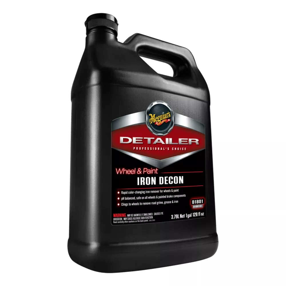 Meguiars WheelPaint Iron DECON - Pro-Strength Iron Remover - 1 Gallon