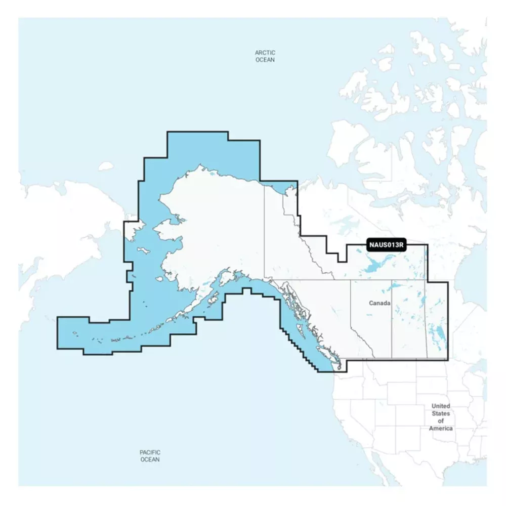 Navionics NAUS013R - Canada, WestAlaska - Navionics+