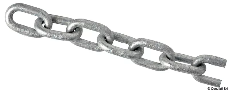Osculati Hot-Galvanized Genovese Mooring Chain with Long Links