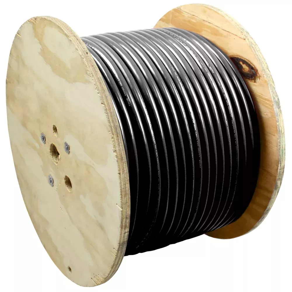 Pacer Black 4 AWG Battery Cable - 500[WUL4BK-500]