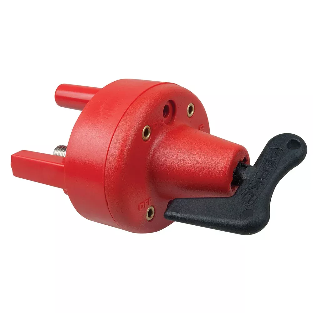 Perko Single Battery Disconnect Switch w/Mounting RingLegs - Bulkhead Mount