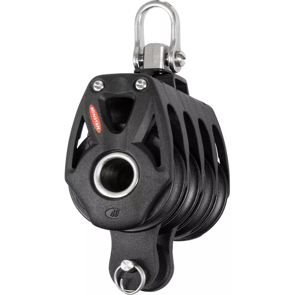 Ronstan Series 40 Orbit BB Block w/BecketSwivel Shackle