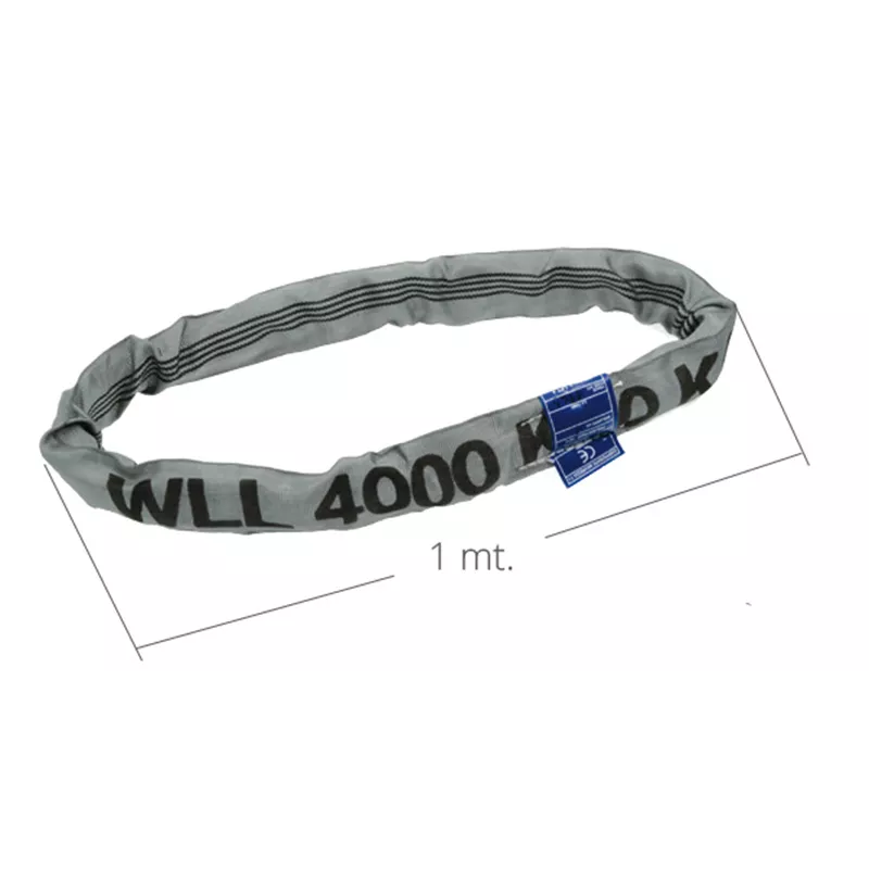 Round Polyester Mooring Belt Sling 1 m 4000 kg