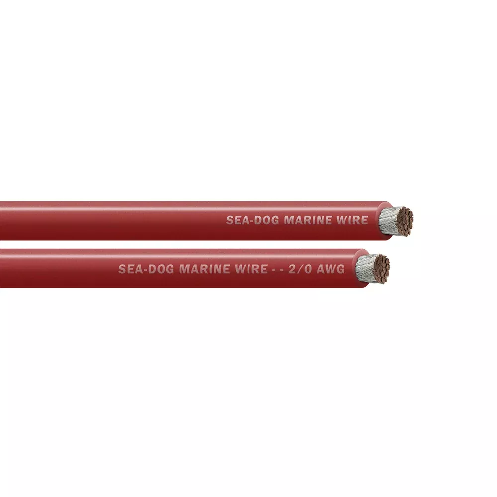 Sea-Dog 2/0 AWG Red Battery Cable - 100'