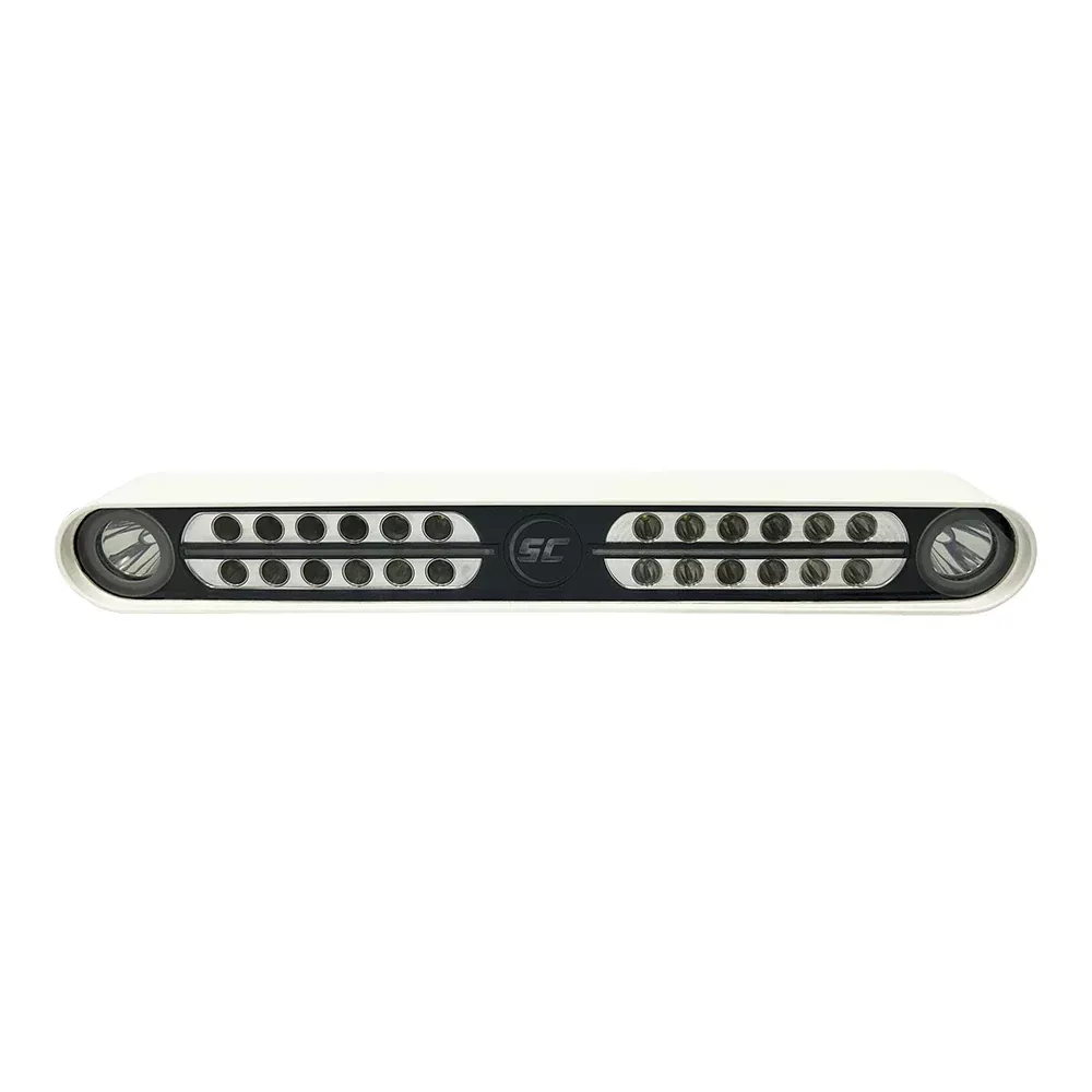 Shadow-Caster Eagle Ray LED Light Bar - White HousingDual Optics