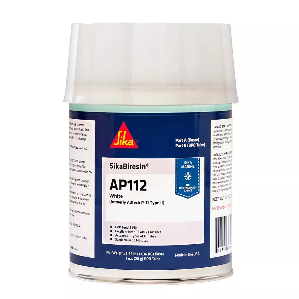 Sika SikaBiresin AP112 White Quart BPO Hardener Required