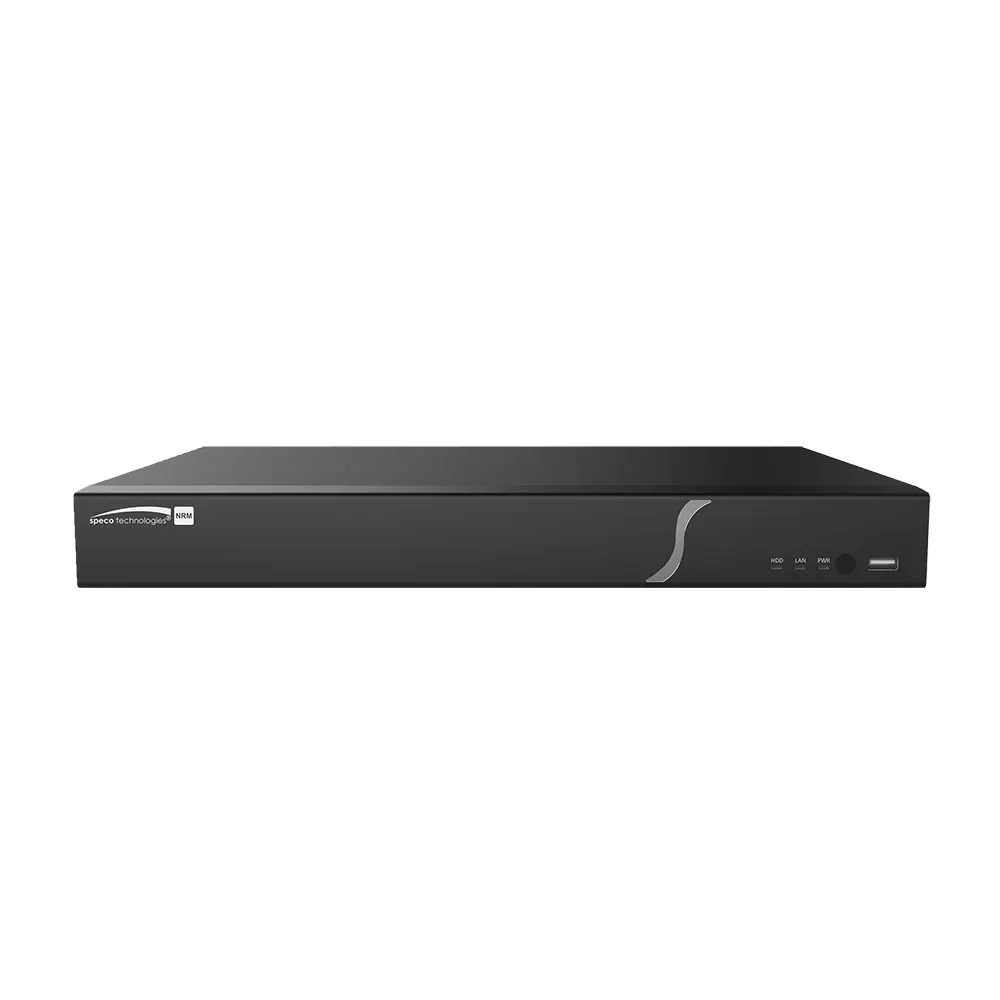 Speco 4-Channel 4K H.265 NVR w/POE1 SATA - NDAA - 2TB