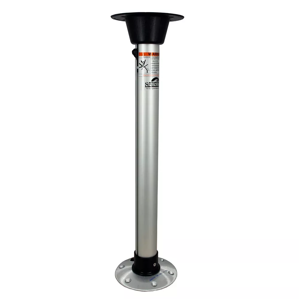 Springfield 2-3/8" Thread-Lock Uni-Lock Table Pedestal Package - 27"