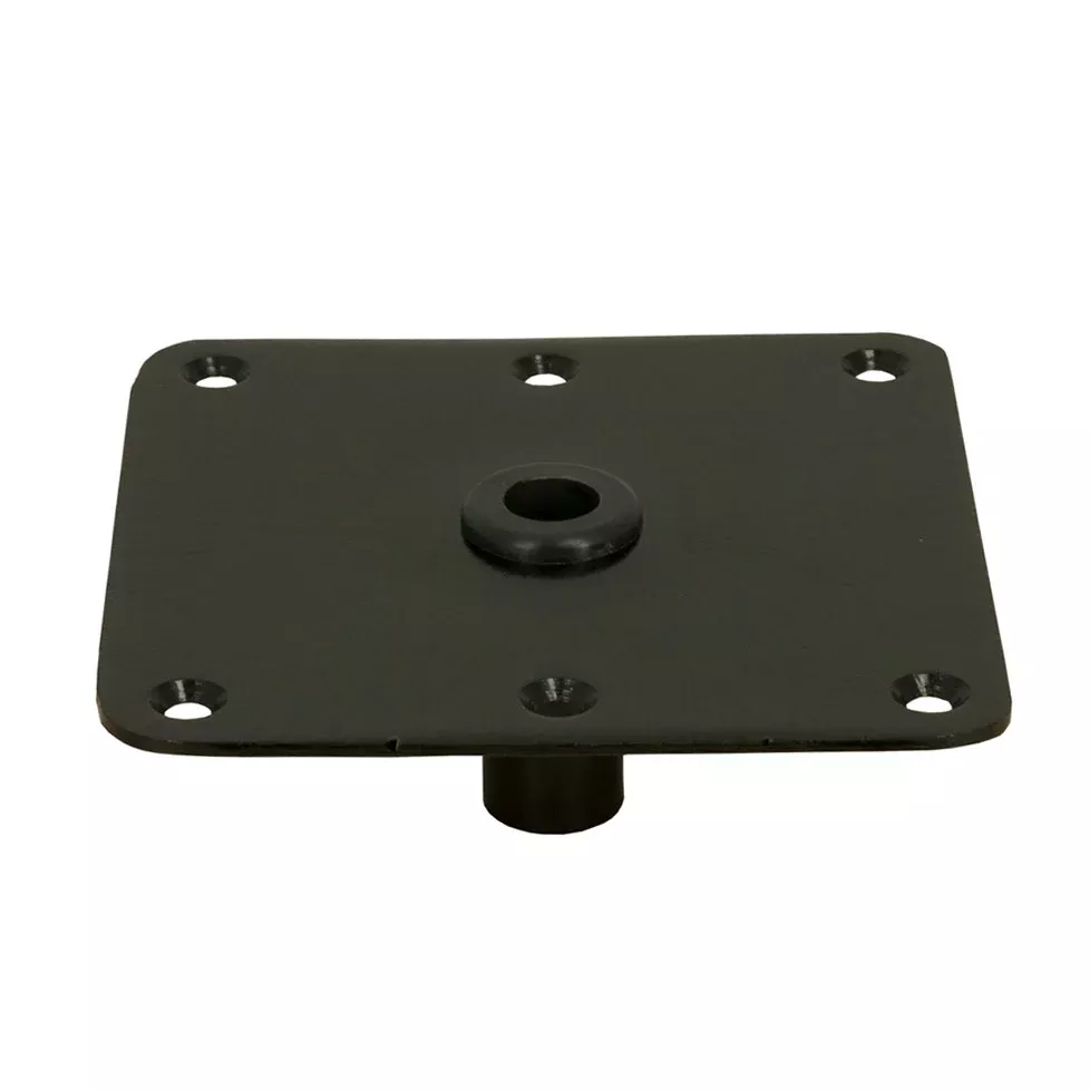 Springfield KingPin Standard Square Steel Base w/Stain E-Coat - 7"x7"